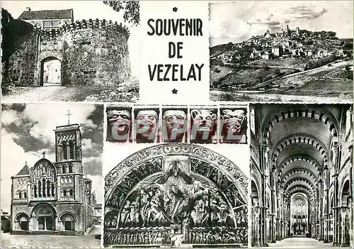 Cartes postales moderne Souvenir de Vezelay
