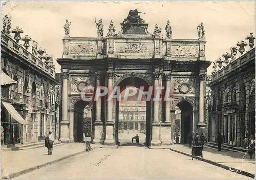 Moderne Karte Nancy L'Arc de Triomphe