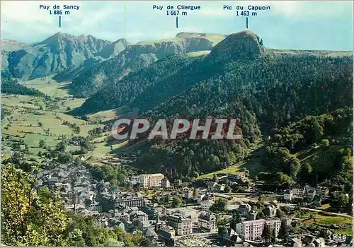 Cartes postales moderne Le Mont Dore (P de D) alt 1050 m Station Thermale et Touristique Panorama sur la Ville