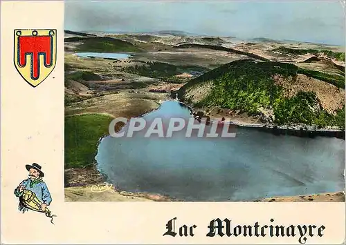 Cartes postales moderne Lac de Montcineyre (P de D) France Touristique Environs de Besse en Chandesse Accordeon