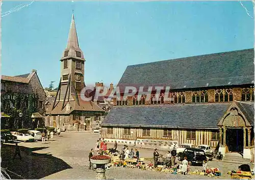 Moderne Karte Honfleur (Calvados) En Normandie L'Eglise Sainte Catherine (IVe S)