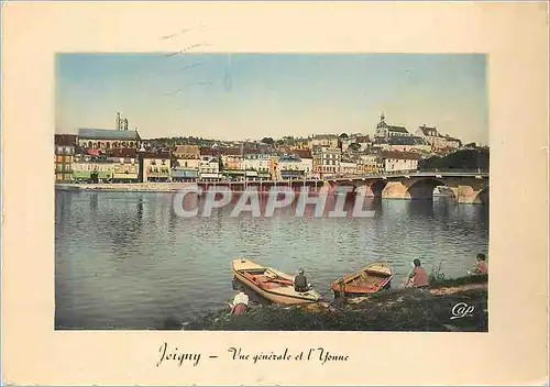 Moderne Karte Joigny Vue Generale et l'Yonne