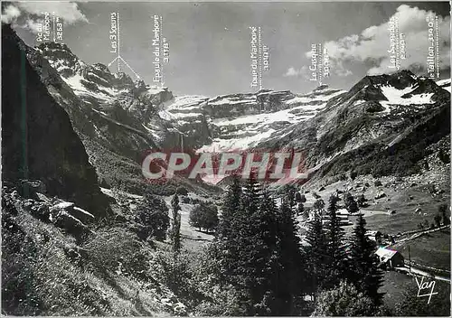 Cartes postales moderne Gavarnie Les Sommets Dominant le Cirque