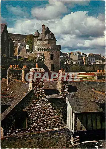 Moderne Karte Vannes (Morbihan) Les Remparts et les Vieux Lavoirs La Bretagne en Couleurs