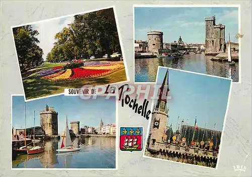 Cartes postales moderne La Rochelle (Chte Mme) L'Allee du Mail Le Port et les Tours L'Hotel de Ville