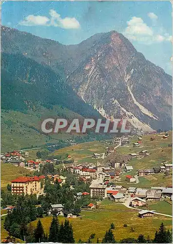 Cartes postales moderne Pralognan la Vanoise (Savoie) Alt 1420 m Vue Generale et la Pointe d Villeneuve