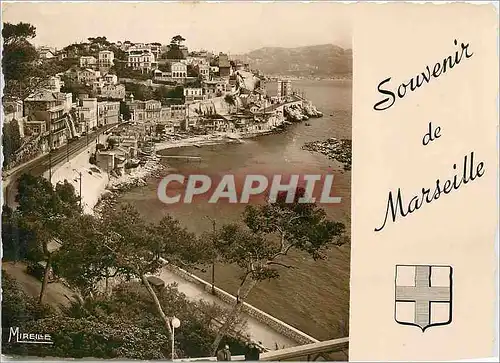 Cartes postales moderne Marseille La Corniche L'Anse du Prophete