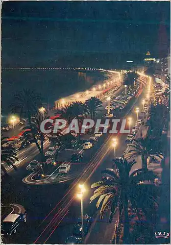 Cartes postales moderne Nice la Nuit (A M) Reflets de la Cote d'Azur La Promenade des Anglais