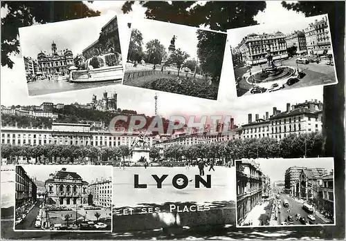 Cartes postales moderne Lyon (Rhone) et ses Places