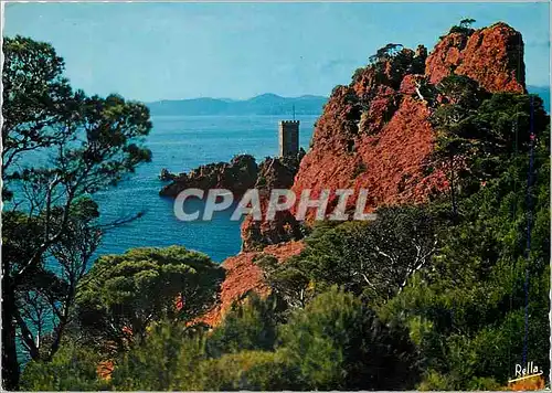 Cartes postales moderne La Corniche d'Or Entre Agay et Saint Raphael Le Dramont (Var) l'Ile d'Or