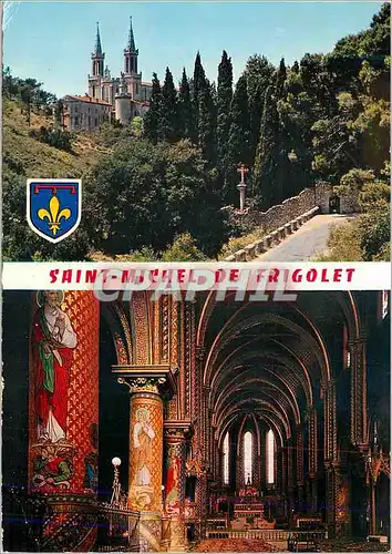 Moderne Karte Saint Michel de Frigolet par Tarascon (B du R)