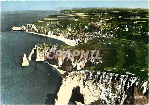 Cartes postales moderne En Avion sur Etretat (Seine Maritime)