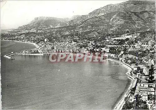 Cartes postales moderne Menton (A M) Vue Generale prise de la Frontiere