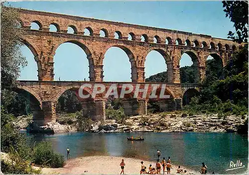 Cartes postales moderne Le Pont du Gard (Gard) Aqueduc Romain