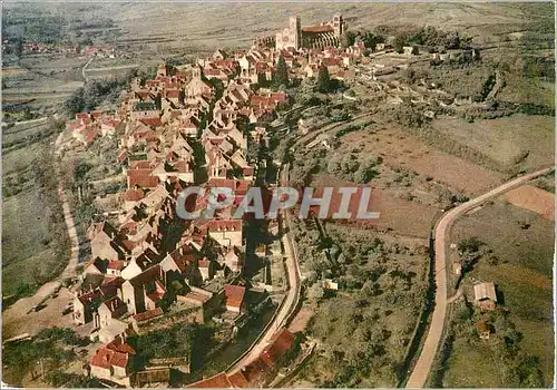 Cartes postales moderne Vezelay (Yonne) Vue d'Ensemble de la Ville et de la Basilique (XIIe S)