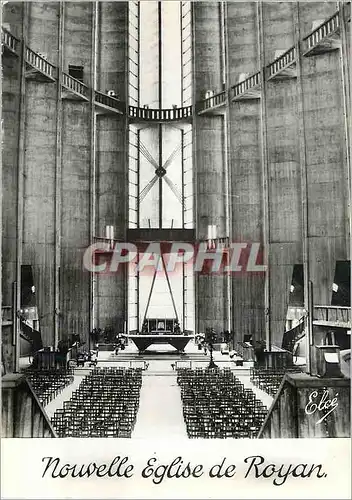 Moderne Karte Nouvelle Eglise de Royan L'Interieur