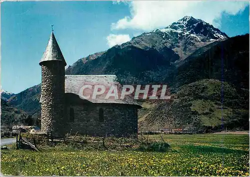 Moderne Karte Vallee d'Aure Le Massif de l'Arbizon (2831 m) vu de la Route de Grezian