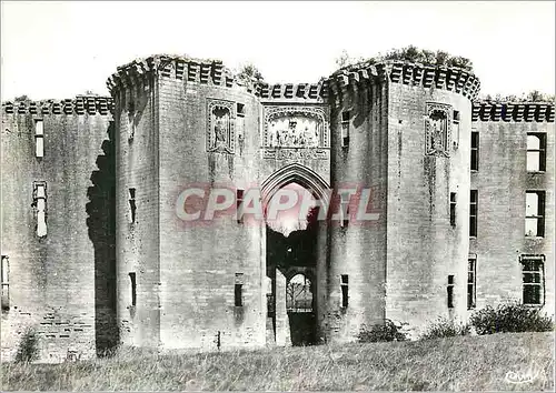 Moderne Karte La Ferte Milon (Aisne) Le Chateau (Ruines) Tours d'Entree