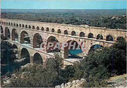 Cartes postales moderne Le Pont du Gard (Gard) Aqueduc Romain