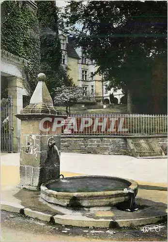 Moderne Karte Gueret (Creuse) Place de la Prefecture Fontaine ancienne