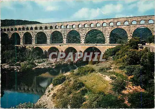 Cartes postales moderne Le Pont du Gard (Gard) Aqueduc Romain