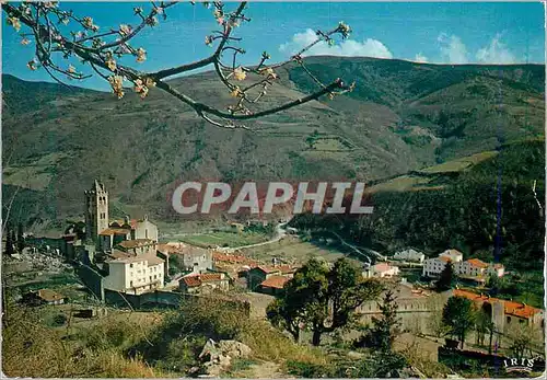 Moderne Karte Le Haut Vallespire (P O) Prats de Mollo Vue Generale L'Eglise et les Remparts