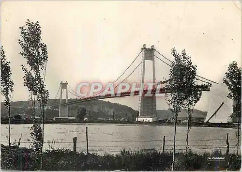 Moderne Karte Le Pont de Tancarville (Seine Maritime)