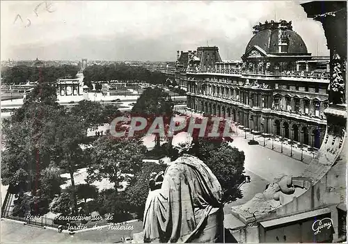 Cartes postales moderne Paris Perspective sur le Jardin des Tuileries