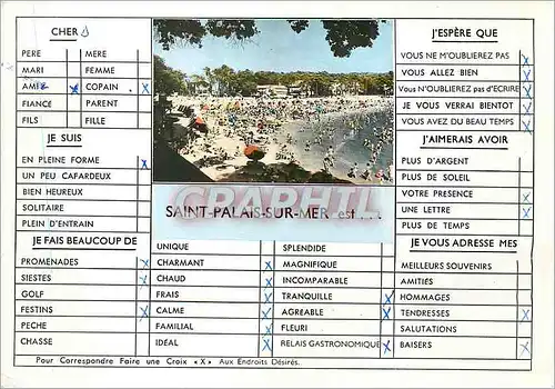 Cartes postales moderne Saint Palais sur Mer
