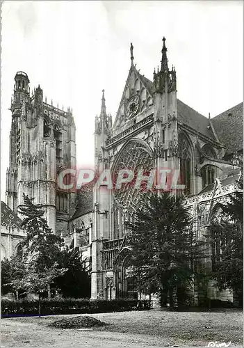 Moderne Karte Sens (Yonne) La Cathedrale et le Portail de Moise