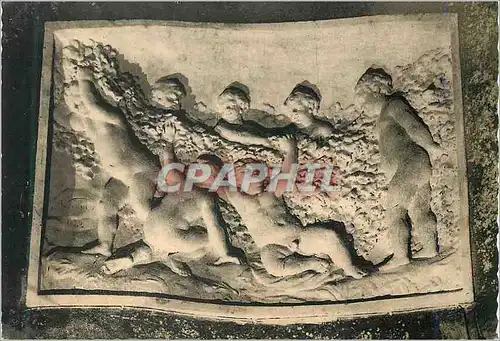 Cartes postales moderne Reims Champagne Pommery et Greno Jeunes Maraudeurs Bas Relief Sculpte dans la Craie