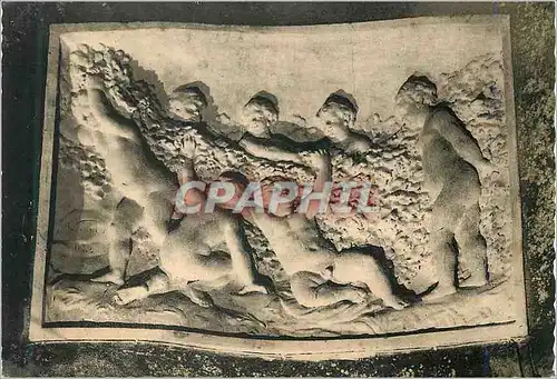 Moderne Karte Reims Champagne Pommery et Greno Jeunes Maraudeurs Bas Relief Sculpte dans la Craie