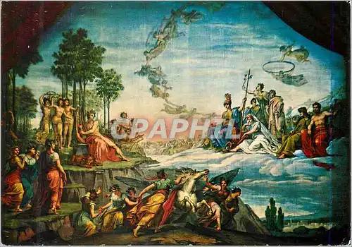 Cartes postales moderne Parma Le Theatre Royal Le Rideau