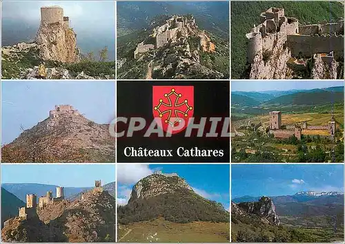 Cartes postales moderne Chateaux Cathares