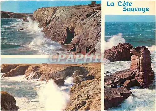 Cartes postales La Cote Sauvage de Quiberon Couleurs de Bretagne