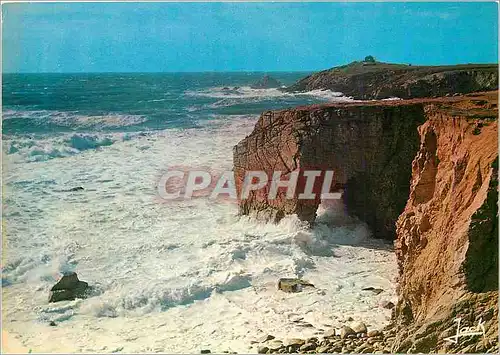 Ansichtskarte AK La Cote Sauvage Couleurs de Bretagne L'Arche de Port Blanc un Jour de Tempete