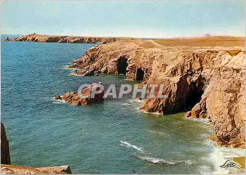 Ansichtskarte AK Presqu'Ile de Quiberon Rochers et Grottes de la Cote Sauvage