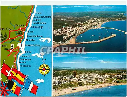 Cartes postales moderne Costa Dorada Tarragona Cambrils