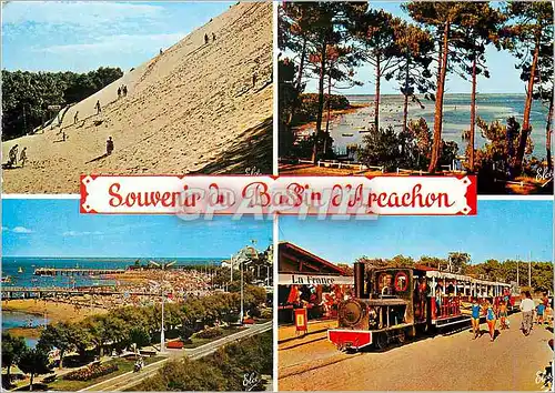 Cartes postales moderne Bassin d'Arcachon (Gironde) Train