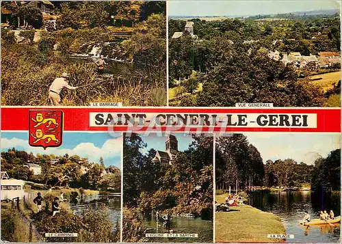 Cartes postales moderne Saint Ceneri le Gerei (Orne) Peche