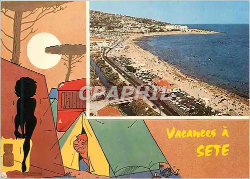 Cartes postales moderne Vacance a Sete