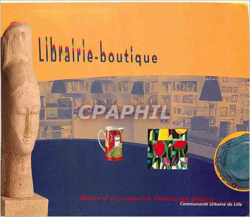 Cartes postales moderne Musee d'Art Moderne Villeneuve Librairie Boutique