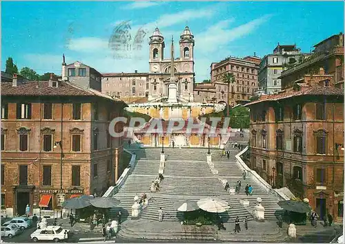 Cartes postales moderne Roma Trinita dei Monti