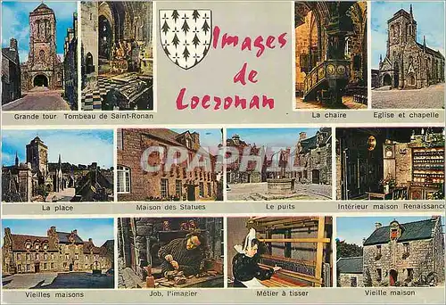 Cartes postales moderne Images de Locronan Grande tour La chaire