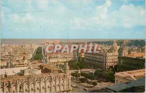 Moderne Karte Havana Central Park As Seen From Top of National Capitol