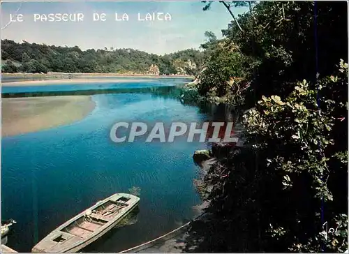 Moderne Karte Le Passeur de la Laita La Bretagne en Couleurs