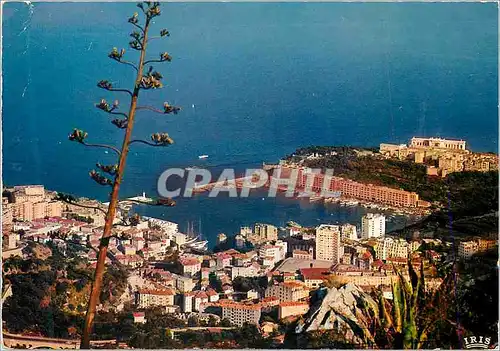 Cartes postales moderne Principaute de Monaco Vue Generale Prise de la Turbie
