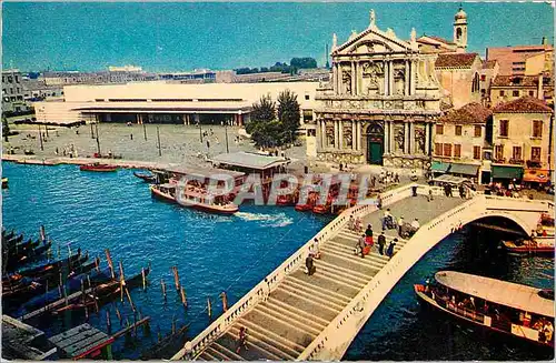 Cartes postales moderne Venise Pont des Scalzi et Gare