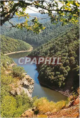 Moderne Karte Paysage de la Haute Vallee de la Dordogne