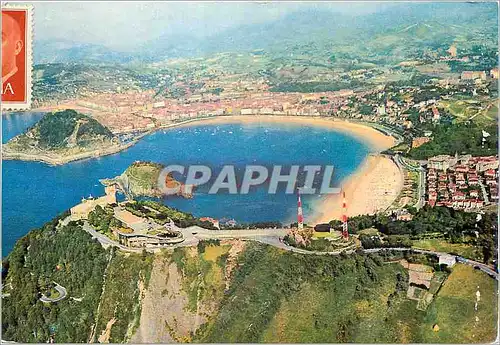 Cartes postales moderne San Sebastian (Espana) Vue Aerienne